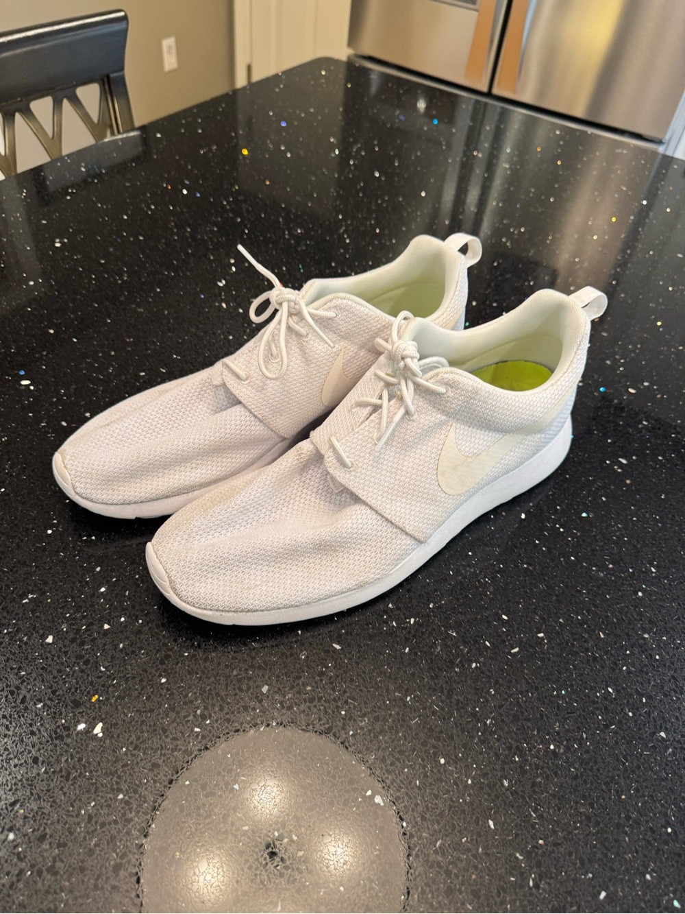 Nike Men’s White Lightweight Mesh Sneakers